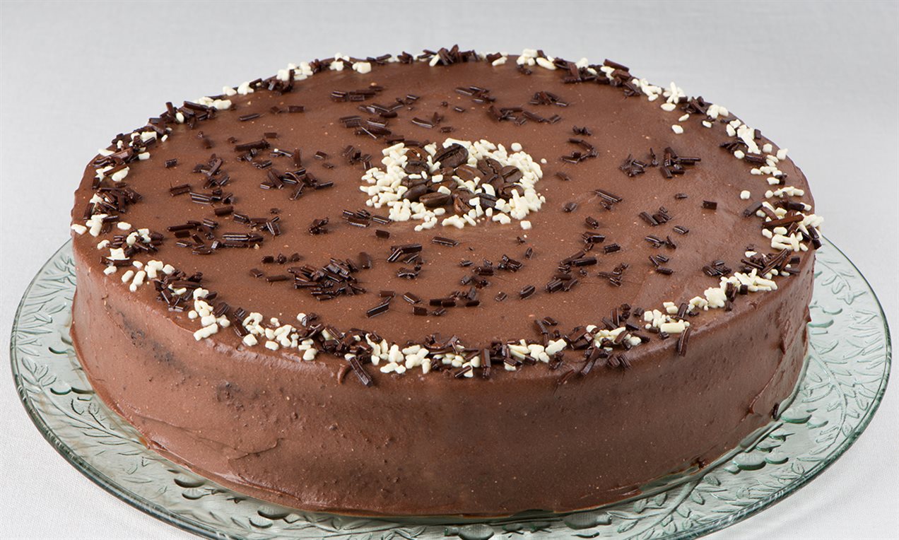 Torta al caffè e cioccolato