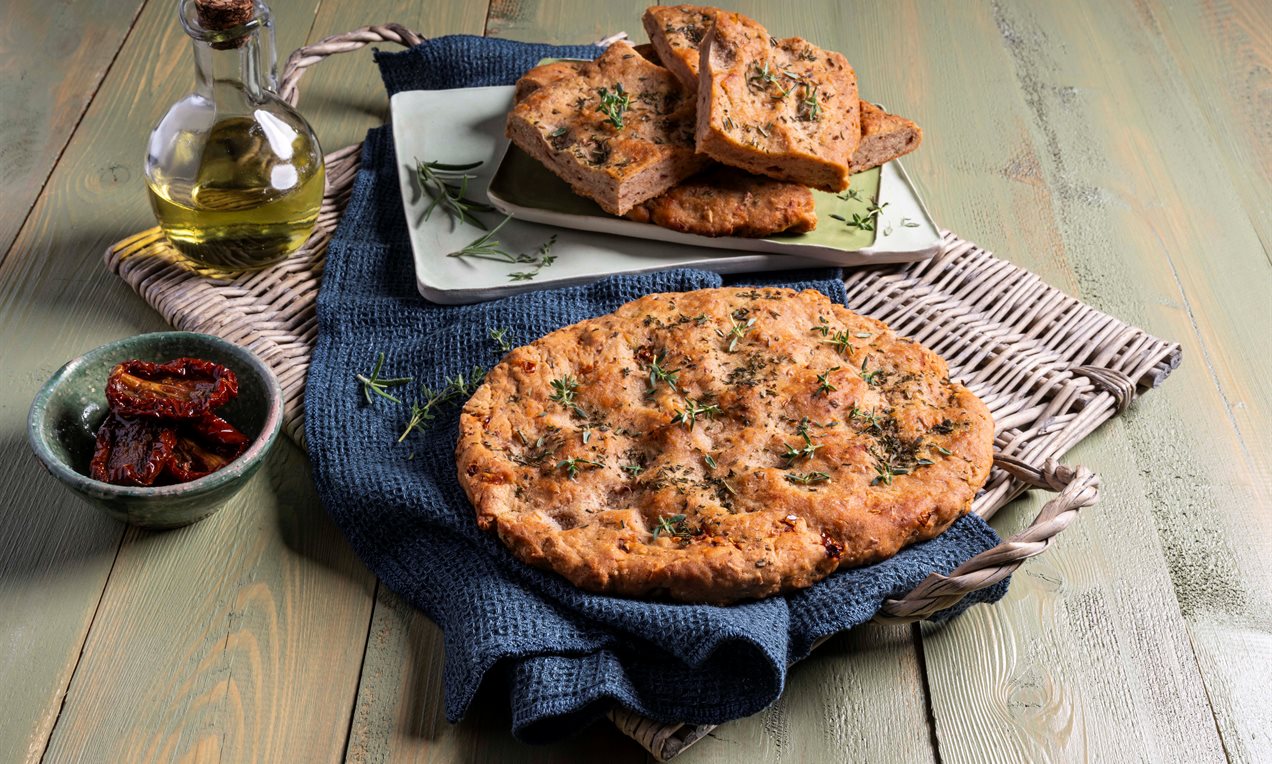 FOCACCIA IN FRIGGITRICE AD ARIA soffice ed alta ricetta e trucchi